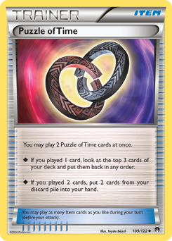 Puzzle of Time, BREAKpoint #109, Pokémon TCG card
