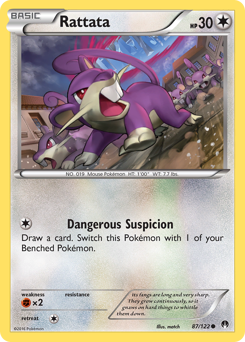 Rattata, BREAKpoint #87, Pokémon TCG card