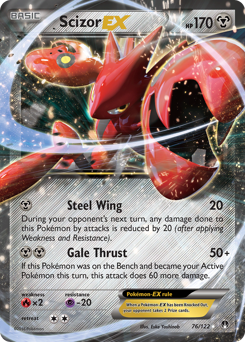 Scizor-EX, BREAKpoint #76, Pokémon TCG card