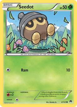 Seedot, BREAKpoint #4, Pokémon TCG card
