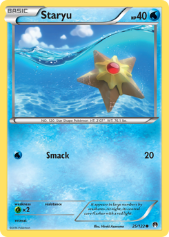 Staryu, BREAKpoint #25, Pokémon TCG card