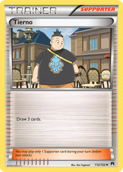 Tierno, BREAKpoint #112, Pokémon TCG card