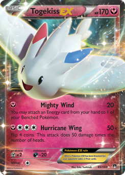 Togekiss-EX, BREAKpoint #83, Pokémon TCG card