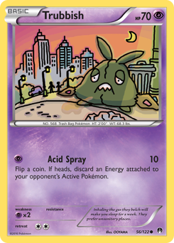 Trubbish, BREAKpoint #56, Pokémon TCG card