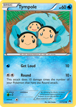 Tympole, BREAKpoint #33, Pokémon TCG card