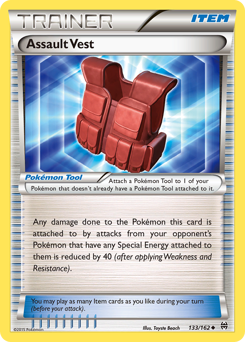 Assault Vest, BREAKthrough #133, Pokémon TCG card