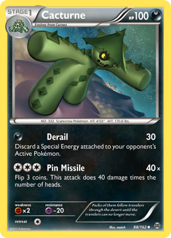 Cacturne, BREAKthrough #88, Pokémon TCG card