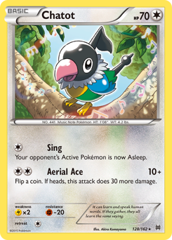 Chatot, BREAKthrough #128, Pokémon TCG card