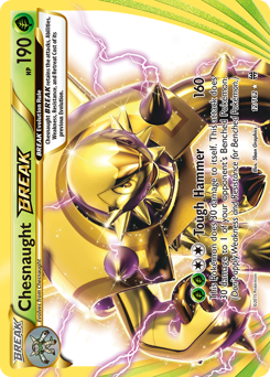 Chesnaught BREAK, BREAKthrough #12, Pokémon TCG card