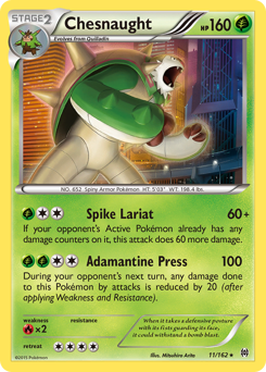 Chesnaught, BREAKthrough #11, Pokémon TCG card