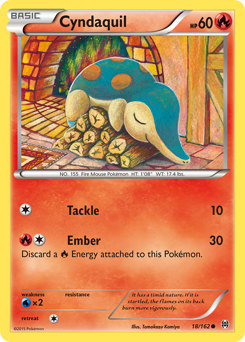Cyndaquil, BREAKthrough #18, Pokémon TCG card