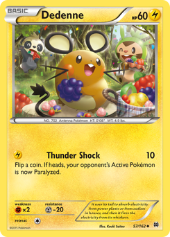 Dedenne, BREAKthrough #57, Pokémon TCG card