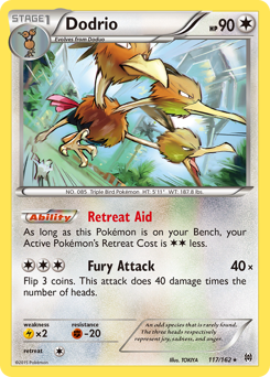 Dodrio, BREAKthrough #117, Pokémon TCG card