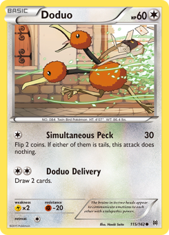 Doduo, BREAKthrough #115, Pokémon TCG card