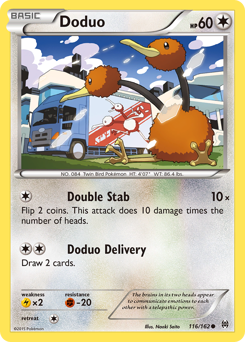 Doduo, BREAKthrough #116, Pokémon TCG card