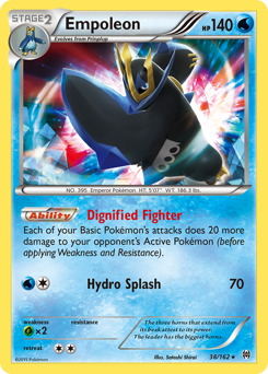 Empoleon, BREAKthrough #38, Pokémon TCG card