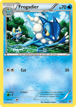 Frogadier, BREAKthrough #47, Pokémon TCG card