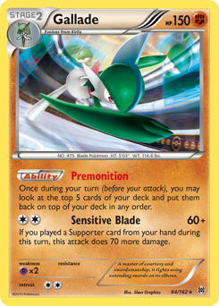 Gallade, BREAKthrough #84, Pokémon TCG card