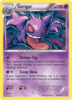 Gengar, BREAKthrough #60, Pokémon TCG card