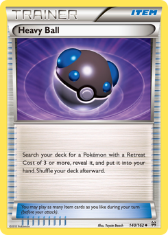 Heavy Ball, BREAKthrough #140, Pokémon TCG card