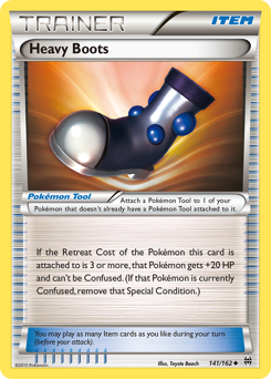 Heavy Boots, BREAKthrough #141, Pokémon TCG card
