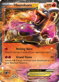 Houndoom-EX, BREAKthrough #21, Pokémon TCG card