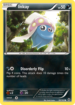 Inkay, BREAKthrough #93, Pokémon TCG card
