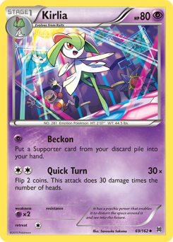 Kirlia, BREAKthrough #69, Pokémon TCG card