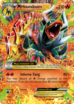 M Houndoom-EX, BREAKthrough #22, Pokémon TCG card