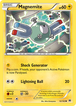 Magnemite, BREAKthrough #52, Pokémon TCG card