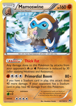 Mamoswine, BREAKthrough #82, Pokémon TCG card