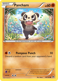 Pancham, BREAKthrough #86, Pokémon TCG card