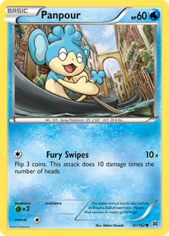 Panpour, BREAKthrough #41, Pokémon TCG card