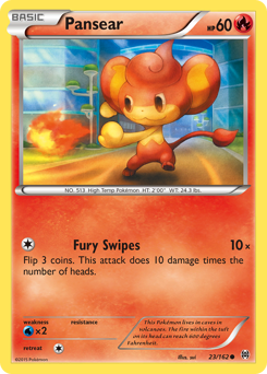 Pansear, BREAKthrough #23, Pokémon TCG card