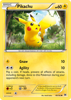 Pikachu, BREAKthrough #48, Pokémon TCG card