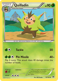 Quilladin, BREAKthrough #10, Pokémon TCG card