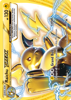 Raichu BREAK, BREAKthrough #50, Pokémon TCG card