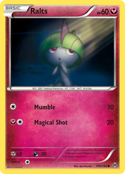 Ralts, BREAKthrough #100, Pokémon TCG card