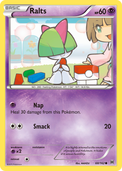 Ralts, BREAKthrough #68, Pokémon TCG card