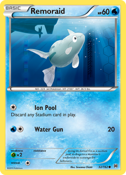 Remoraid, BREAKthrough #32, Pokémon TCG card