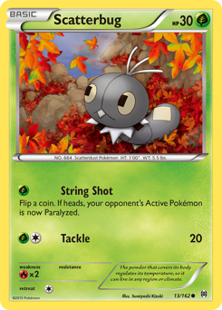 Scatterbug, BREAKthrough #13, Pokémon TCG card