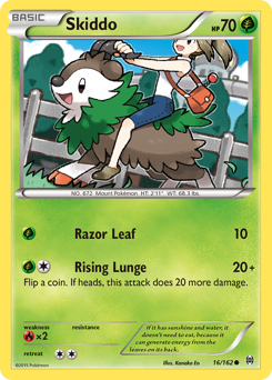 Skiddo, BREAKthrough #16, Pokémon TCG card