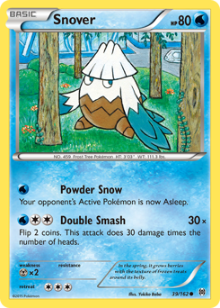 Snover, BREAKthrough #39, Pokémon TCG card