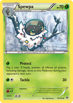 Spewpa, BREAKthrough #14, Pokémon TCG card