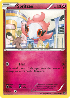 Spritzee, BREAKthrough #105, Pokémon TCG card