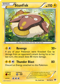 Stunfisk, BREAKthrough #56, Pokémon TCG card