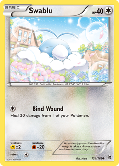 Swablu, BREAKthrough #124, Pokémon TCG card