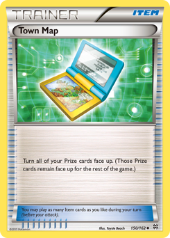 Town Map, BREAKthrough #150, Pokémon TCG card