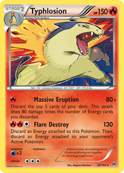 Typhlosion, BREAKthrough #20, Pokémon TCG card
