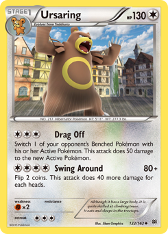 Ursaring, BREAKthrough #122, Pokémon TCG card